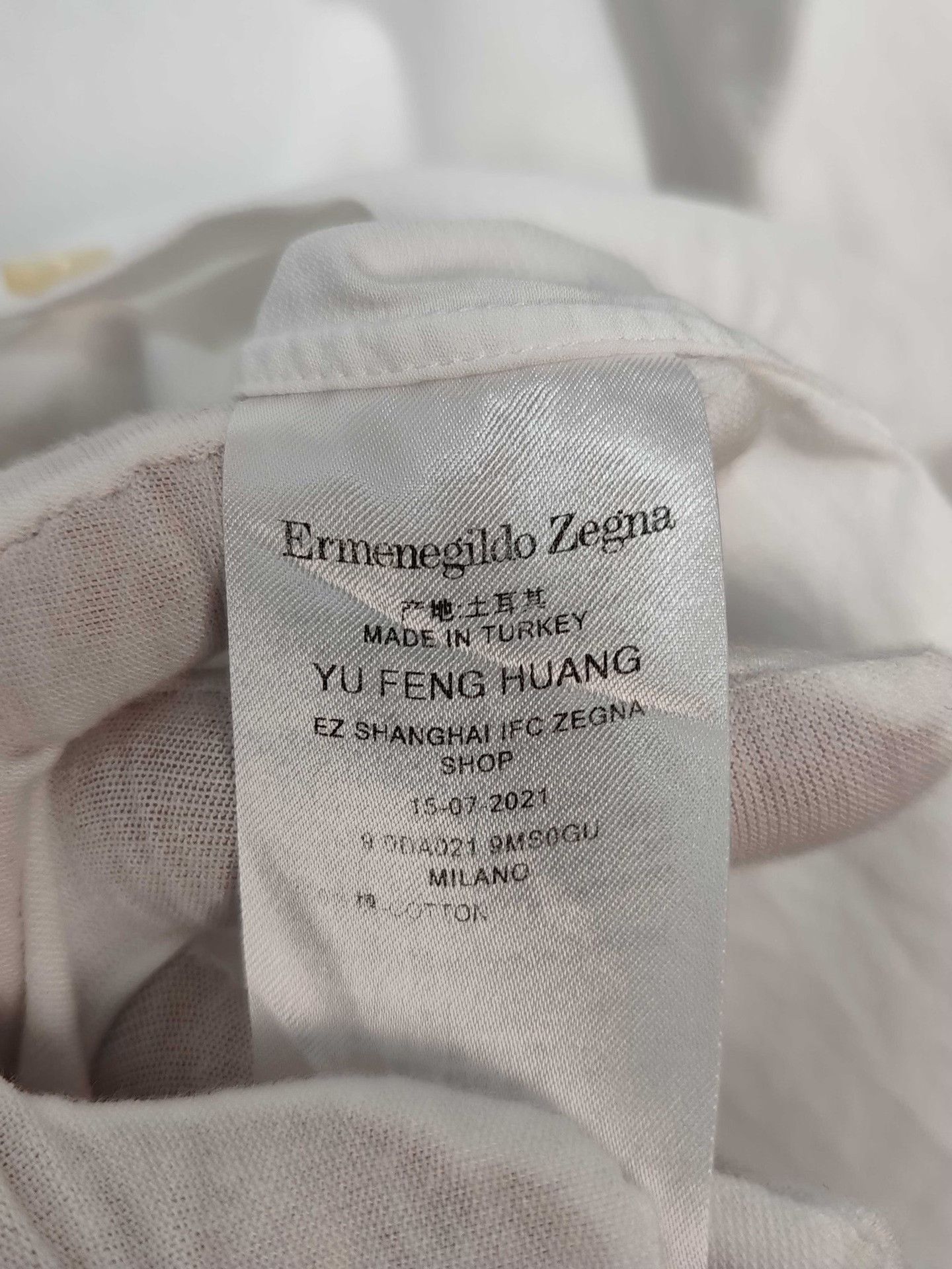 Ermenegildo Zegna Ermenegildo Zegna Trofeo Button Up Shirt M Size US M / EU 48-50 / 2 - 5 Thumbnail