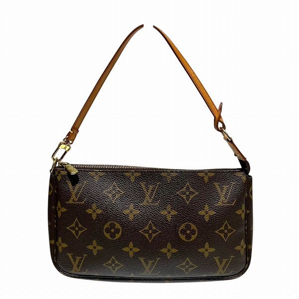 Louis Vuitton Louis Vuitton Louis Vuitton Pochette Accessoires Monogram Shoulder Bag Textile Shoulder Bag M51980 DUTY FREE for USA Size ONE SIZE - 2 Thumbnail