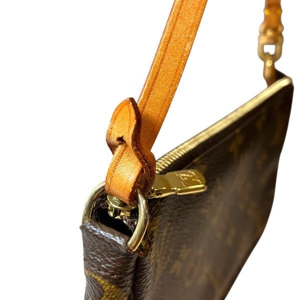 Louis Vuitton Louis Vuitton Louis Vuitton Pochette Accessoires Monogram Clutch Textile Shoulder Bag M51980 DUTY FREE for USA Size ONE SIZE - 8 Thumbnail