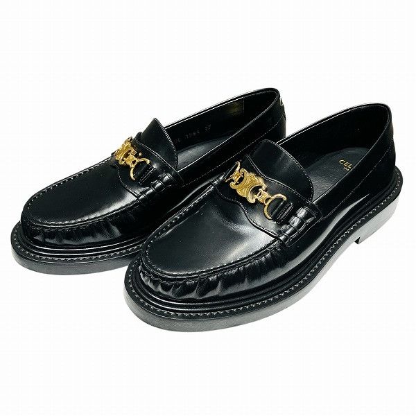 Celine Celine CELINE Universite Leather Loafers Leather Shoes DUTY FREE for USA Size ONE SIZE - 2 Thumbnail