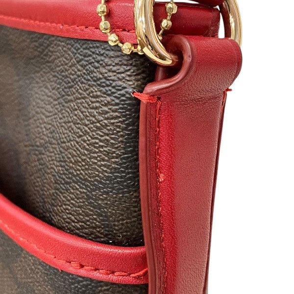 Coach Coach Coach Signature Varsity Stripe Shoulder Bag Plastic / Synthetic Shoulder Bag F38402 DUTY FREE for USA Size ONE SIZE - 8 Thumbnail