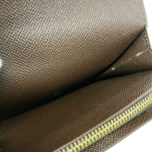 Louis Vuitton Louis Vuitton Louis Vuitton Portefeuille Porte Monnaie Billets Tresor Damier Wallet Textile Short Wallet N61730 DUTY FREE for USA Size ONE SIZE - 9 Thumbnail