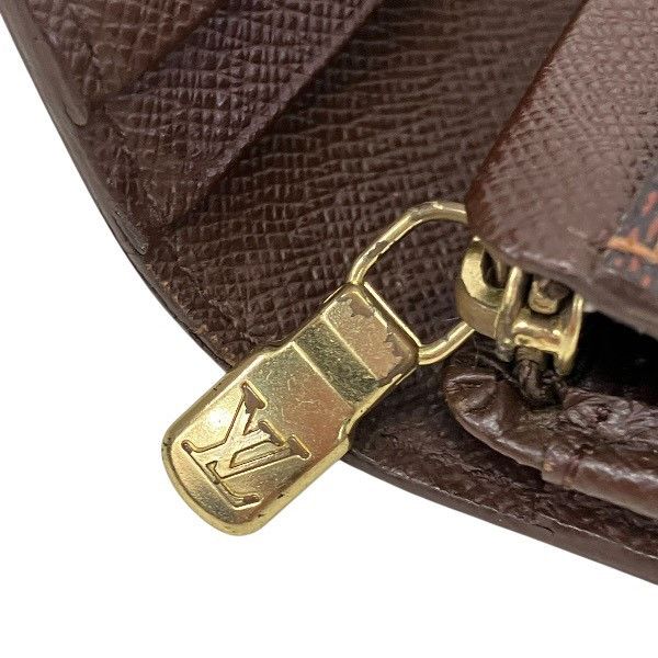 Louis Vuitton Louis Vuitton Louis Vuitton Portefeuille Porte Monnaie Billets Tresor Damier Wallet Textile Short Wallet N61730 DUTY FREE for USA Size ONE SIZE - 7 Thumbnail
