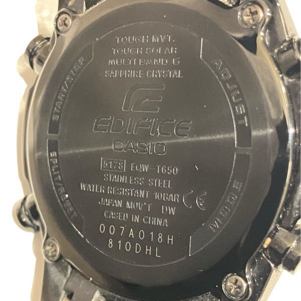 Other Other Casio Edifice Stainless Steel Mens Metal Automatic EQW-T650 DUTY FREE for USA Size ONE SIZE - 5 Thumbnail