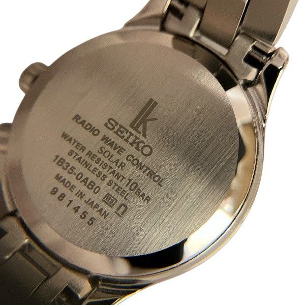 Seiko Seiko Seiko Lukia Stainless Steel Wristwatch Metal Automatic 1B35-0AB0 DUTY FREE for USA Size ONE SIZE - 5 Thumbnail
