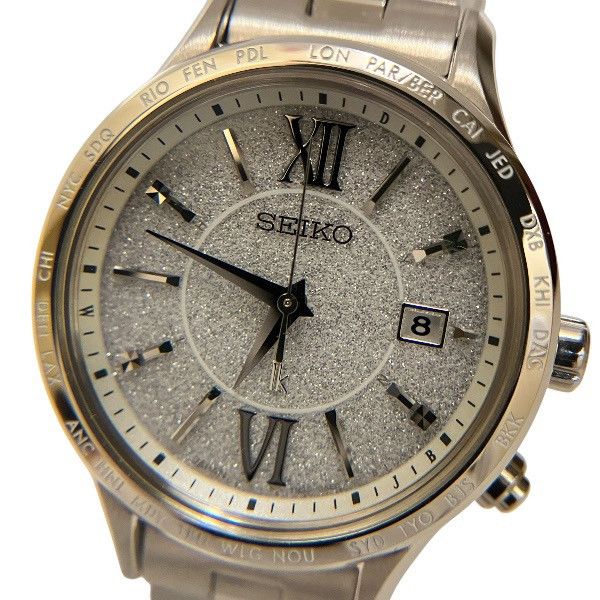 Seiko Seiko Seiko Lukia Stainless Steel Wristwatch Metal Automatic 1B35-0AB0 DUTY FREE for USA Size ONE SIZE - 4 Thumbnail