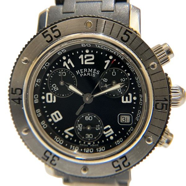 Hermes Hermes Hermes ClipperDiver Stainless Steel Quartz Watch Metal Quartz DUTY FREE for USA Size ONE SIZE - 4 Thumbnail