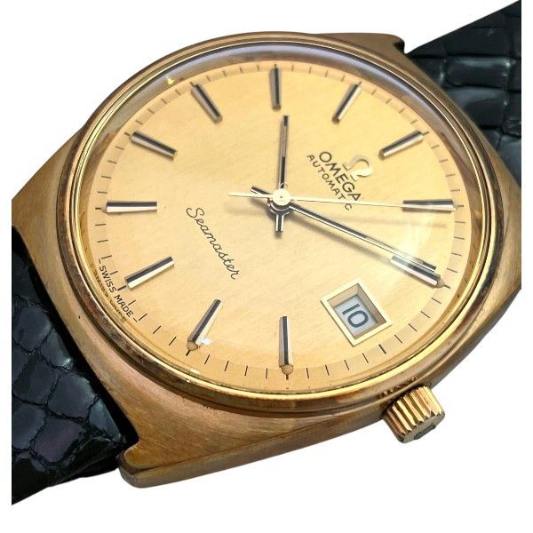 Omega Omega Omega Seamaster Stainless Steel Mens Metal Automatic 166.0204 DUTY FREE for USA Size ONE SIZE - 4 Thumbnail