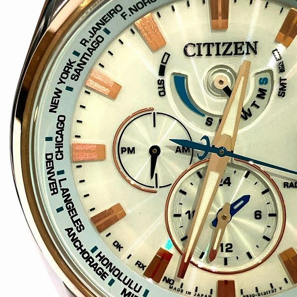 Citizen Citizen Citizen Eco-Drive Stainless Steel Men Watch Metal Other H820-T021701 DUTY FREE for USA Size ONE SIZE - 4 Thumbnail