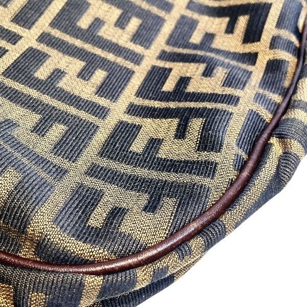 Fendi Fendi Fendi Zucca Canvas Leather Shoulder Bag Leather Shoulder Bag DUTY FREE for USA Size ONE SIZE - 6 Thumbnail
