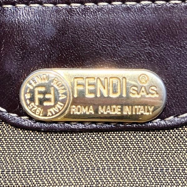 Fendi Fendi Fendi Zucca Canvas Leather Shoulder Bag Leather Shoulder Bag DUTY FREE for USA Size ONE SIZE - 4 Thumbnail