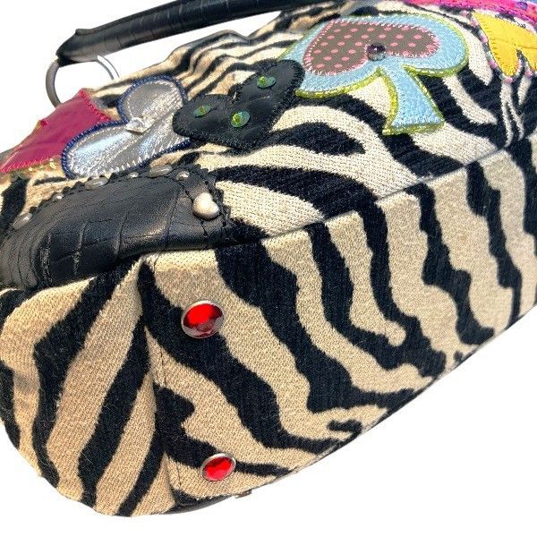 Other Other Think Bee Canvas Leather Shoulder Bag Textile Shoulder Bag DUTY FREE for USA Size ONE SIZE - 4 Thumbnail