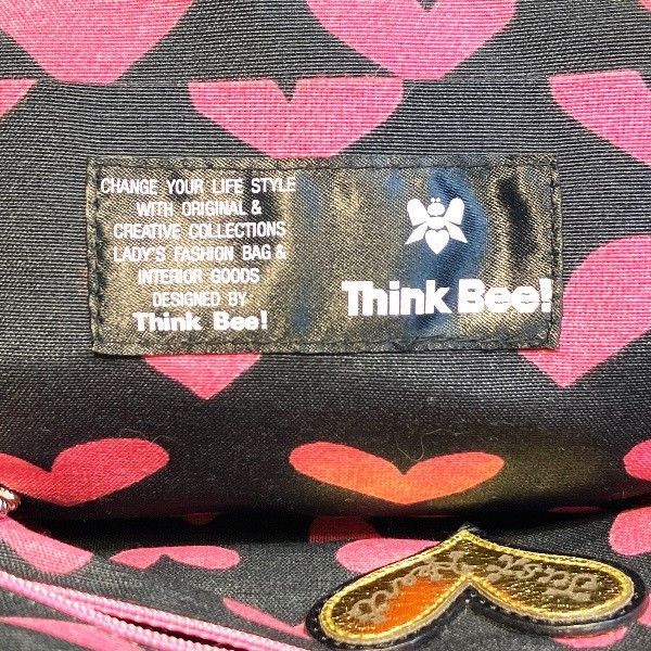 Other Other Think Bee Canvas Leather Shoulder Bag Textile Shoulder Bag DUTY FREE for USA Size ONE SIZE - 5 Thumbnail