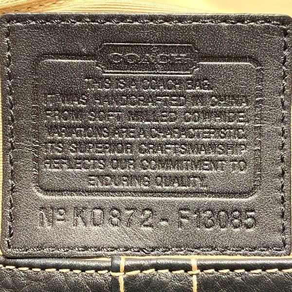 Coach Coach COACH Leather Shoulder Bag Leather Shoulder Bag F13085 DUTY FREE for USA Size ONE SIZE - 4 Thumbnail