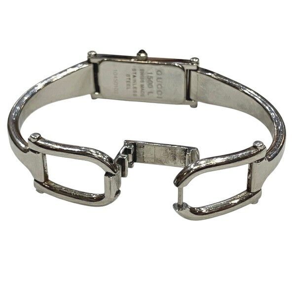 Gucci Gucci Gucci Stainless Steel Quartz Metal Quartz 1500L DUTY FREE for USA Size ONE SIZE - 6 Thumbnail