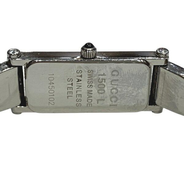 Gucci Gucci Gucci Stainless Steel Quartz Metal Quartz 1500L DUTY FREE for USA Size ONE SIZE - 5 Thumbnail