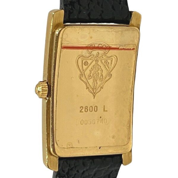 Gucci Gucci Gucci Rectangular Quartz Metal Quartz 2600L DUTY FREE for USA Size ONE SIZE - 5 Thumbnail