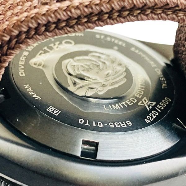 Seiko Seiko Seiko Prospex Stainless Steel Diver Limited Metal Automatic 6R35-01T0 DUTY FREE for USA Size ONE SIZE - 5 Thumbnail