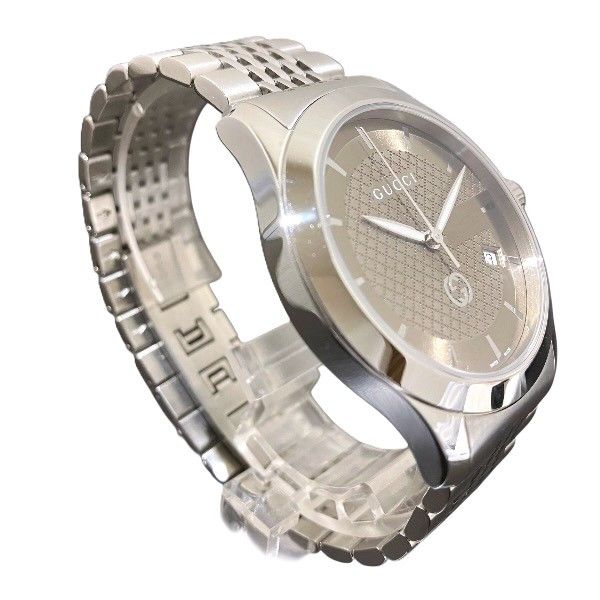 Gucci Gucci Gucci G-Timeless Stainless Steel Watch Metal Quartz 126.4 DUTY FREE for USA Size ONE SIZE - 3 Thumbnail