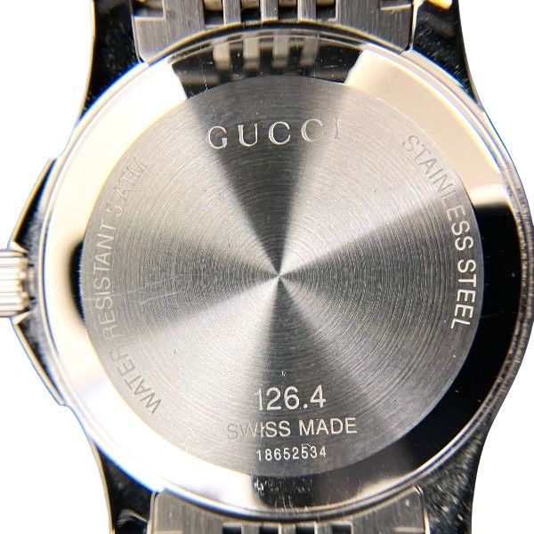 Gucci Gucci Gucci G-Timeless Stainless Steel Watch Metal Quartz 126.4 DUTY FREE for USA Size ONE SIZE - 5 Thumbnail