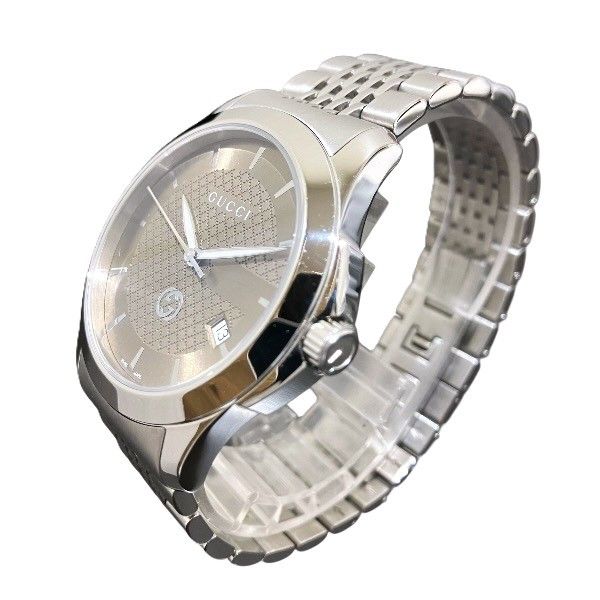 Gucci Gucci Gucci G-Timeless Stainless Steel Watch Metal Quartz 126.4 DUTY FREE for USA Size ONE SIZE - 2 Thumbnail