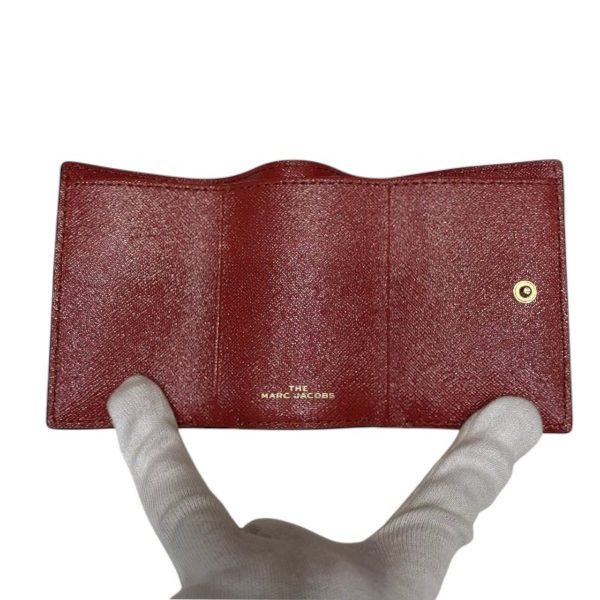 Marc Jacobs Marc Jacobs Marc Jacobs Snapshot Leather Trifold Wallet Leather Short Wallet M0013597 DUTY FREE for USA Size ONE SIZE - 3 Thumbnail