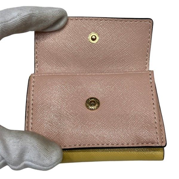 Marc Jacobs Marc Jacobs Marc Jacobs Snapshot Leather Trifold Wallet Leather Short Wallet M0013597 DUTY FREE for USA Size ONE SIZE - 7 Thumbnail