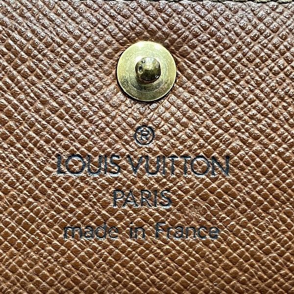 Louis Vuitton Louis Vuitton Louis Vuitton Pochette Porte Monnaie Credit Monogram Long Wallet Textile Long Wallet M61725 DUTY FREE for USA Size ONE SIZE - 4 Thumbnail