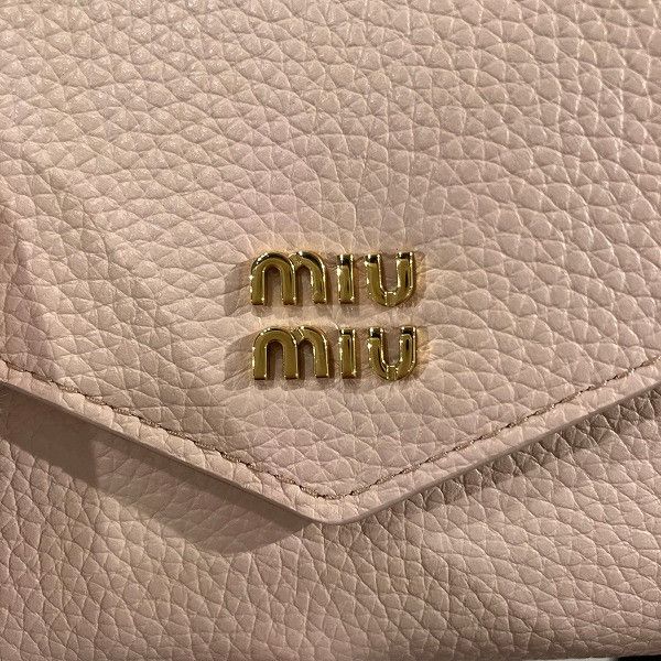 Miu Miu Miu Miu Miu Miu Vitello Daino Wallet Leather Short Wallet 5MH040 DUTY FREE for USA Size ONE SIZE - 8 Thumbnail