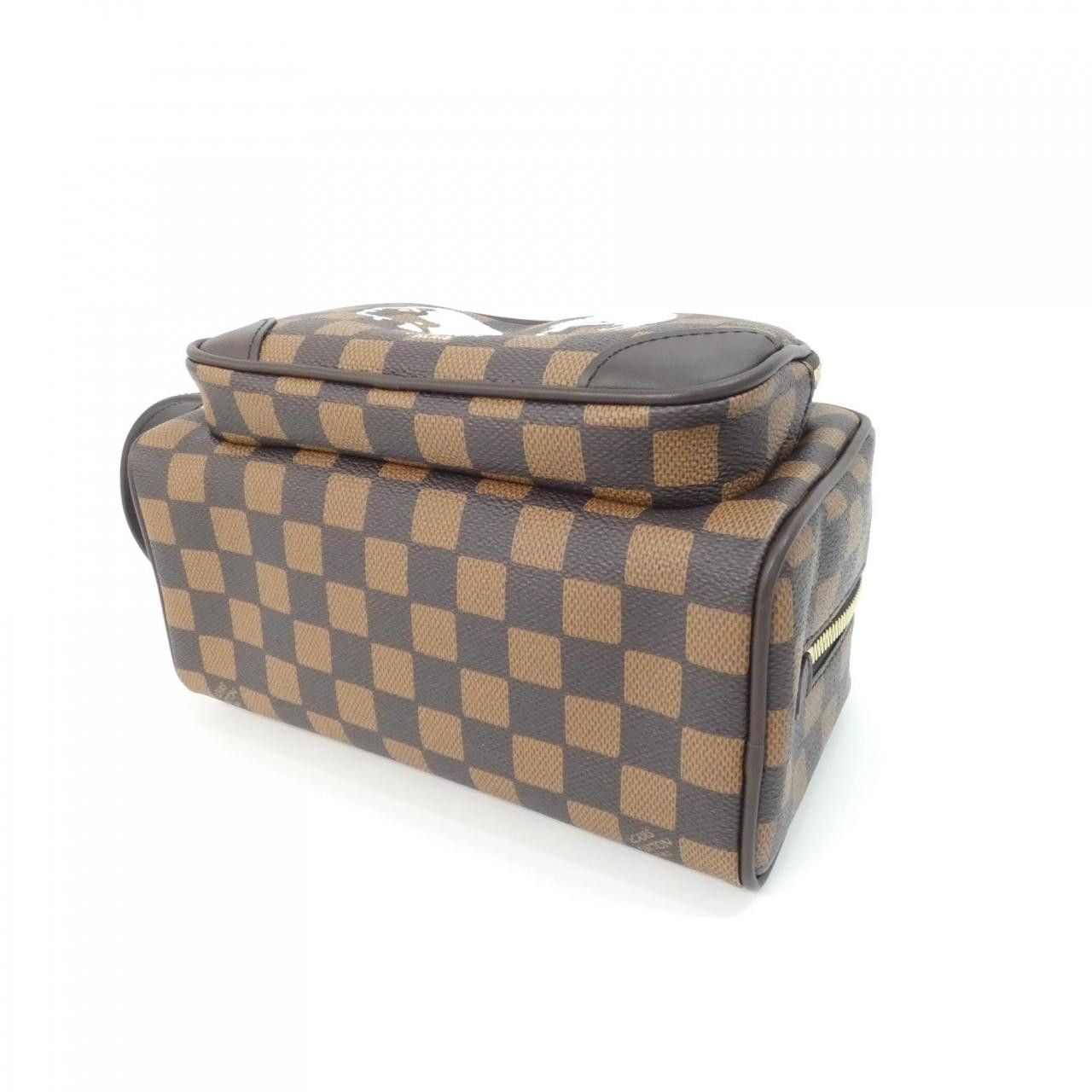 Louis Vuitton Louis Vuitton Louis Vuitton Damier Friendship Dopp Kit Coated Canvas Pouch Textile Vanity Bag N40800 DUTY FREE for USA Size ONE SIZE - 3 Thumbnail