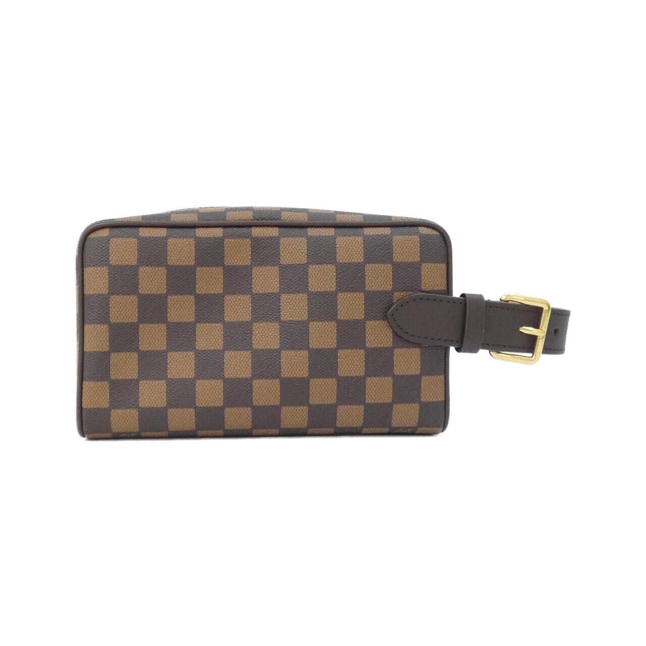 Louis Vuitton Louis Vuitton Louis Vuitton Damier Friendship Dopp Kit Coated Canvas Pouch Textile Vanity Bag N40800 DUTY FREE for USA Size ONE SIZE - 2 Thumbnail
