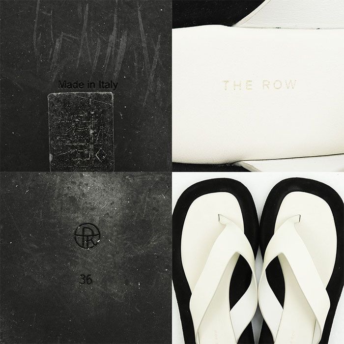 The Row The Row The Row Leather Suede Thong Sandals Leather Shoes DUTY FREE for USA Size ONE SIZE - 10 Thumbnail