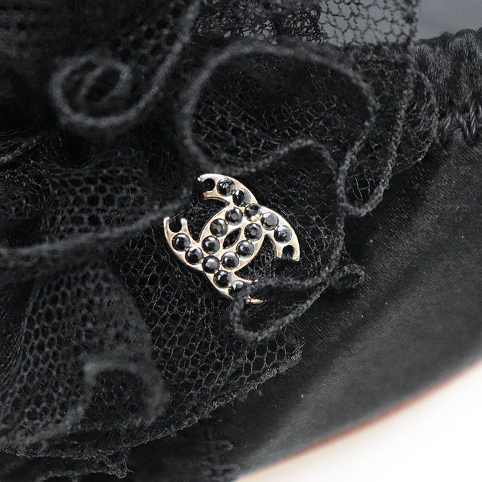 Chanel Chanel Chanel Silk Satin High Heel Sandals Leather Shoes DUTY FREE for USA Size ONE SIZE - 14 Thumbnail