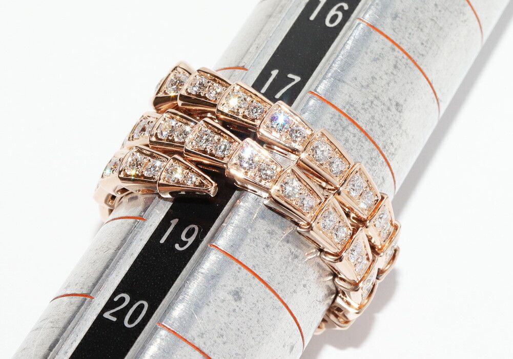 Bvlgari Bvlgari BVLGARI Serpenti Viper Au750 Ring Size 2XL Precious Metal Ring AN858794357257 DUTY FREE for USA Size ONE SIZE - 2 Thumbnail