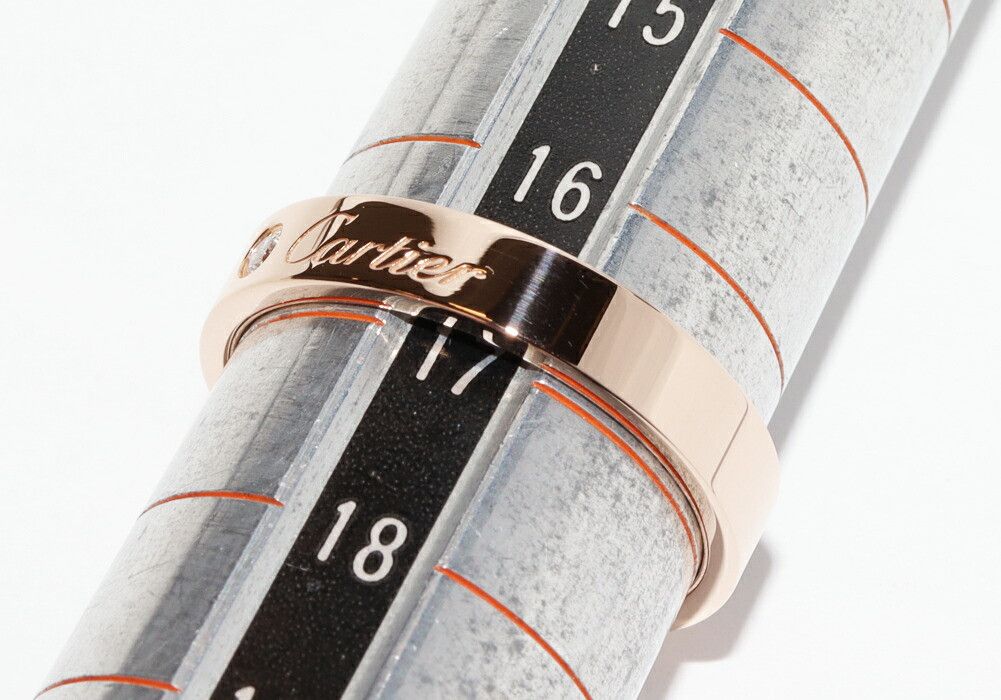 Cartier Cartier Cartier C de Cartier Au750 Diamond Ring Size 57 Precious Metal Ring B42107 DUTY FREE for USA Size ONE SIZE - 2 Thumbnail