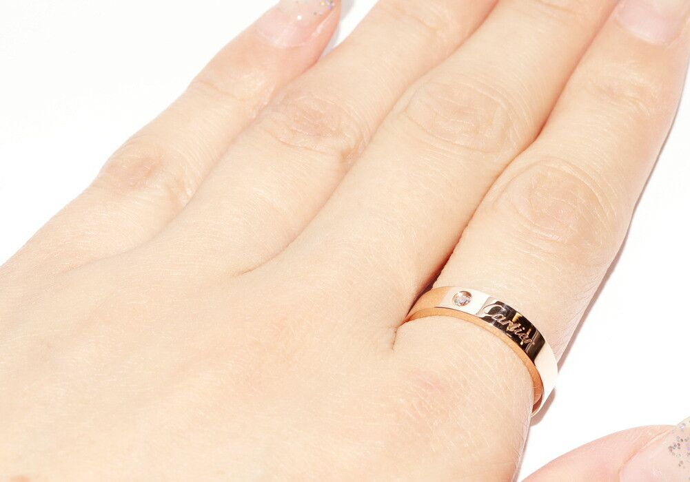 Cartier Cartier Cartier C de Cartier Au750 Pink Gold Diamond Ring Size 53 Precious Metal Ring B42107 DUTY FREE for USA Size ONE SIZE - 6 Thumbnail