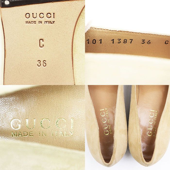 Gucci Gucci Gucci Suede Loafers Leather Shoes DUTY FREE for USA Size ONE SIZE - 10 Thumbnail
