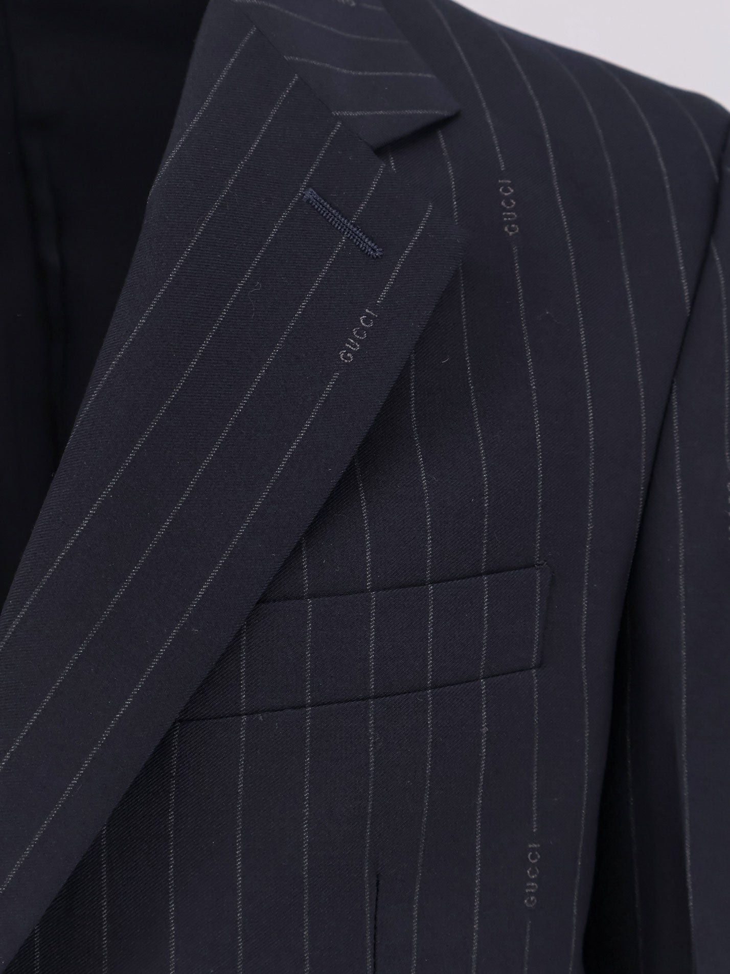 Gucci Gucci Gucci pinstripe wool single-breasted blazer Tag Size IT 50 Men - USA Tariffs Included Size US M / EU 48-50 / 2 - 5 Thumbnail