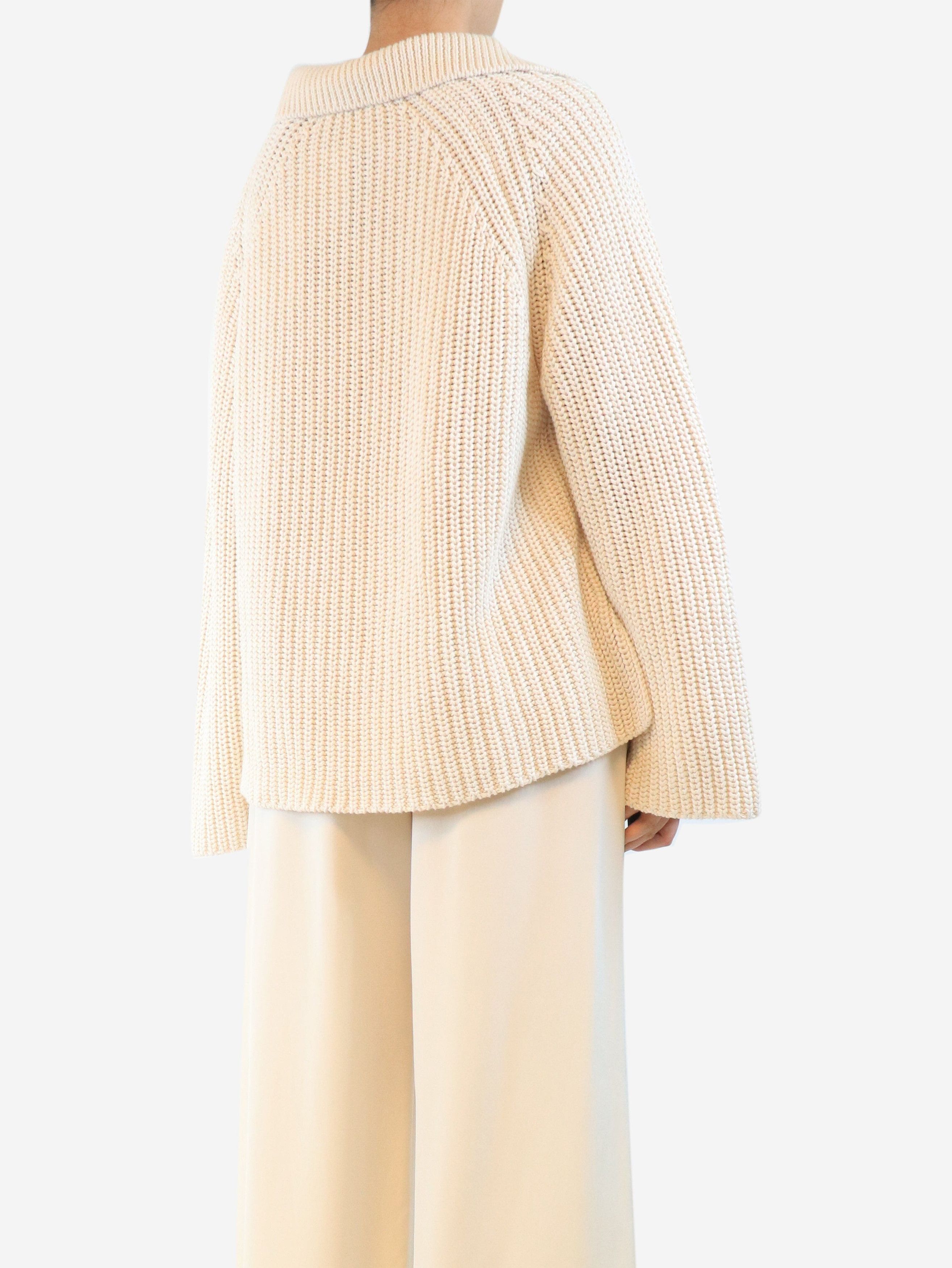Other Neutral chunky ribbed pullover - XL Size S / US 4 / IT 40 - 2 Thumbnail