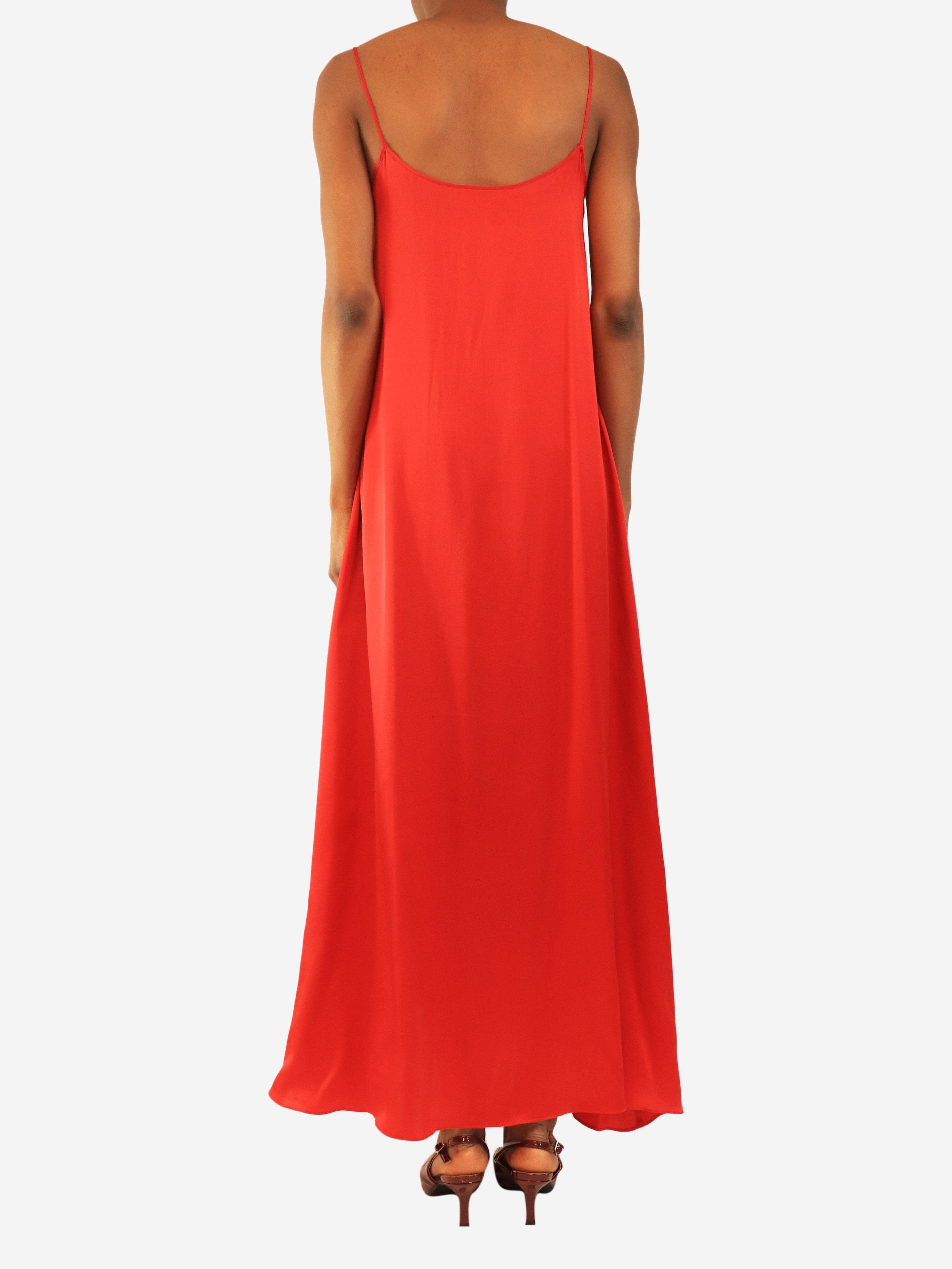 Other Red silk slip dress - UK 6 Size ONE SIZE - 2 Thumbnail