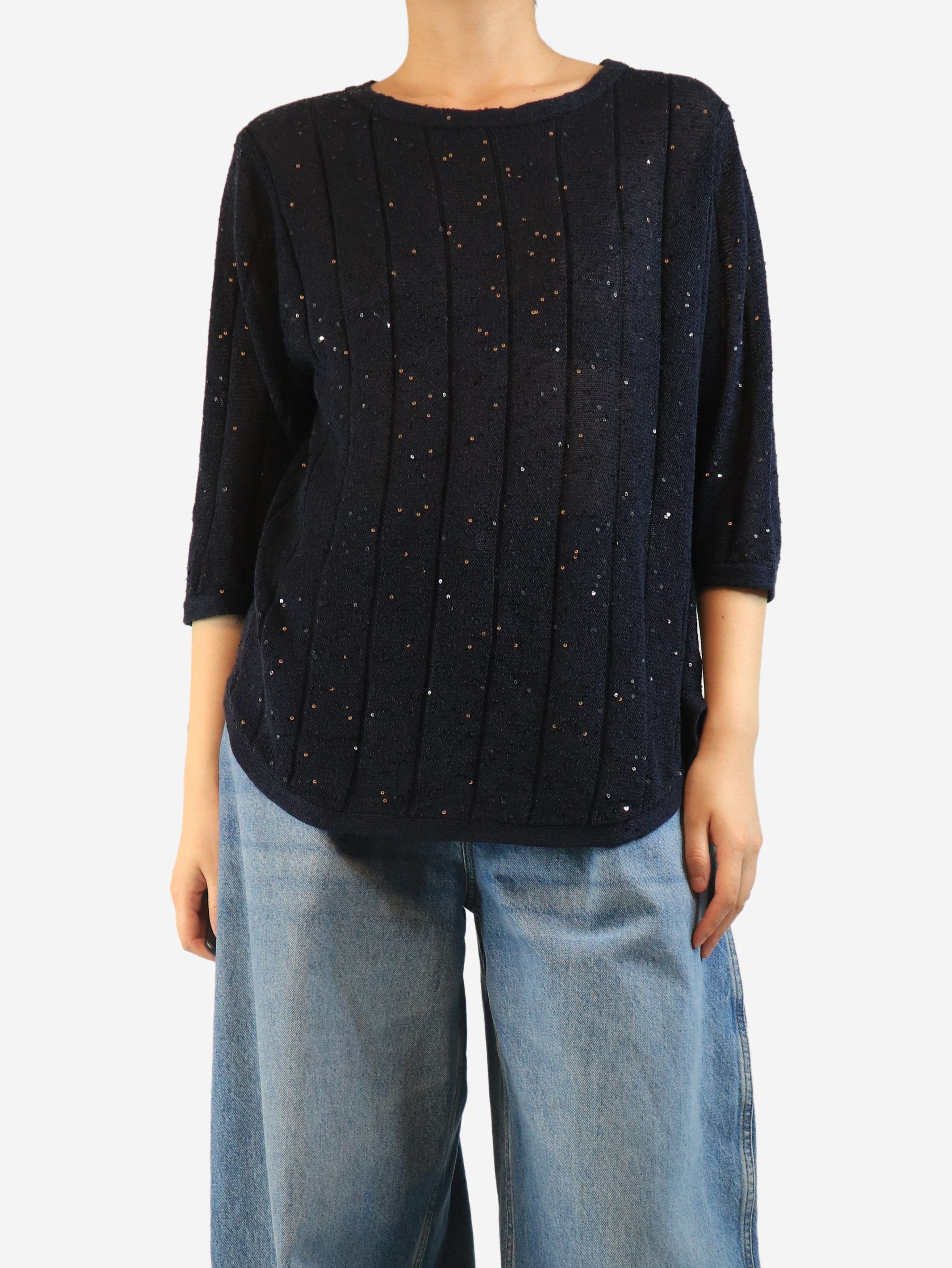 Other Navy sequin-embellished sweater - M Size M / US 6-8 / IT 42-44 - 3 Thumbnail