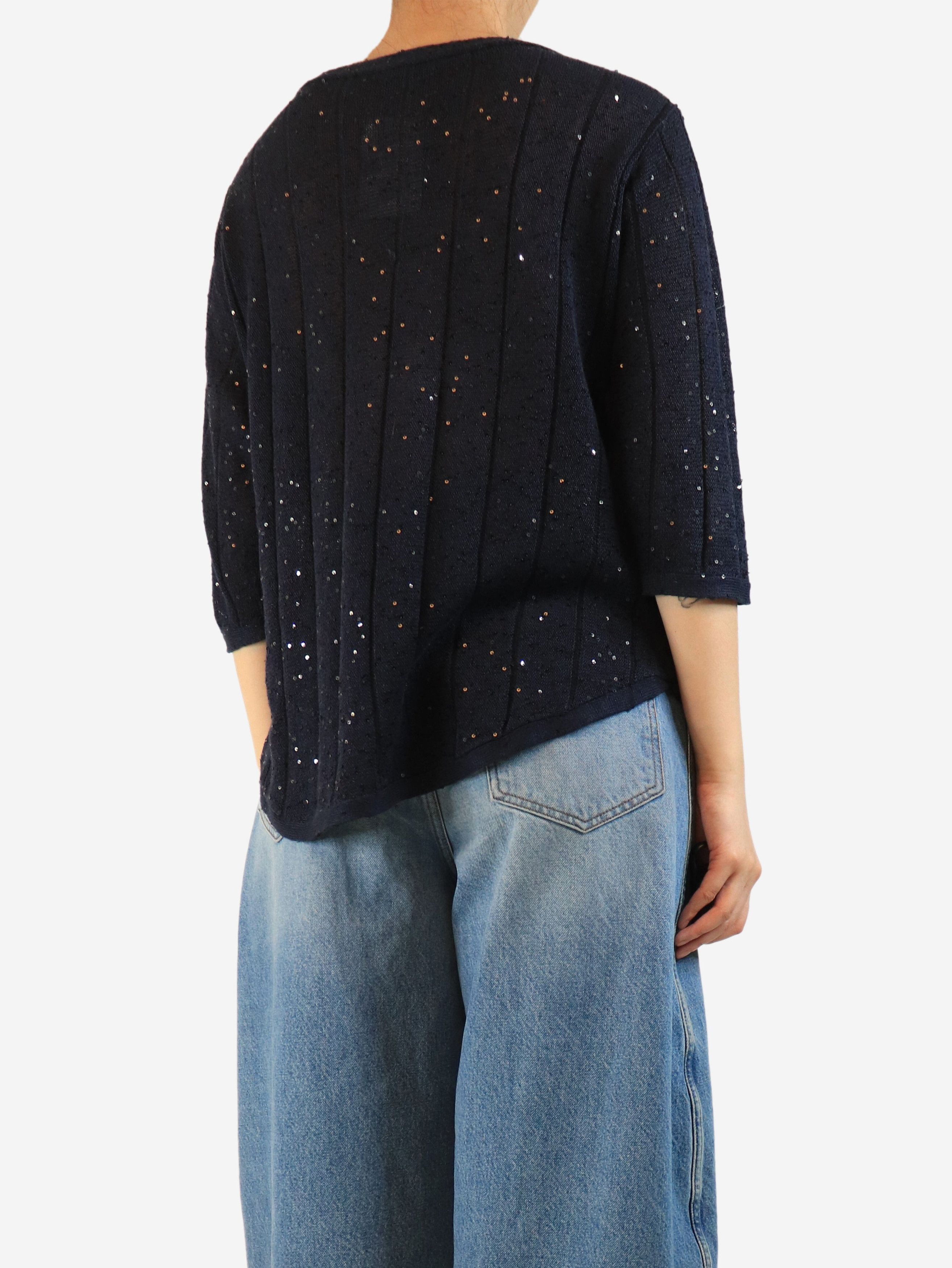 Other Navy sequin-embellished sweater - M Size M / US 6-8 / IT 42-44 - 2 Thumbnail