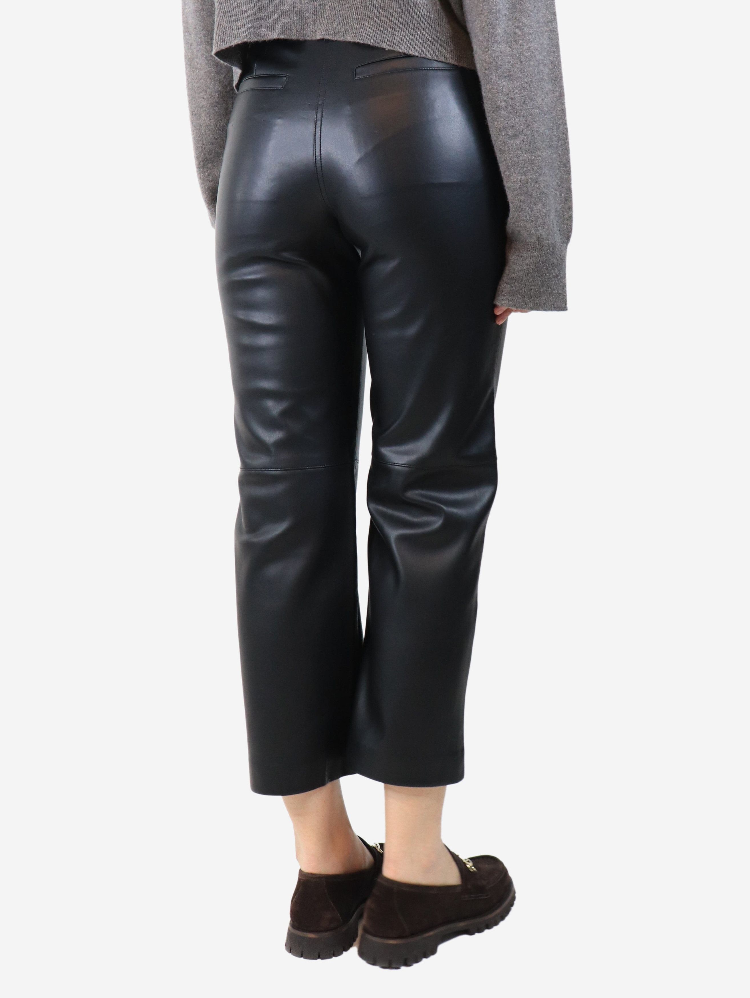Other Black faux leather trousers - UK 8 Size 27" / US 4 / IT 40 - 3 Thumbnail