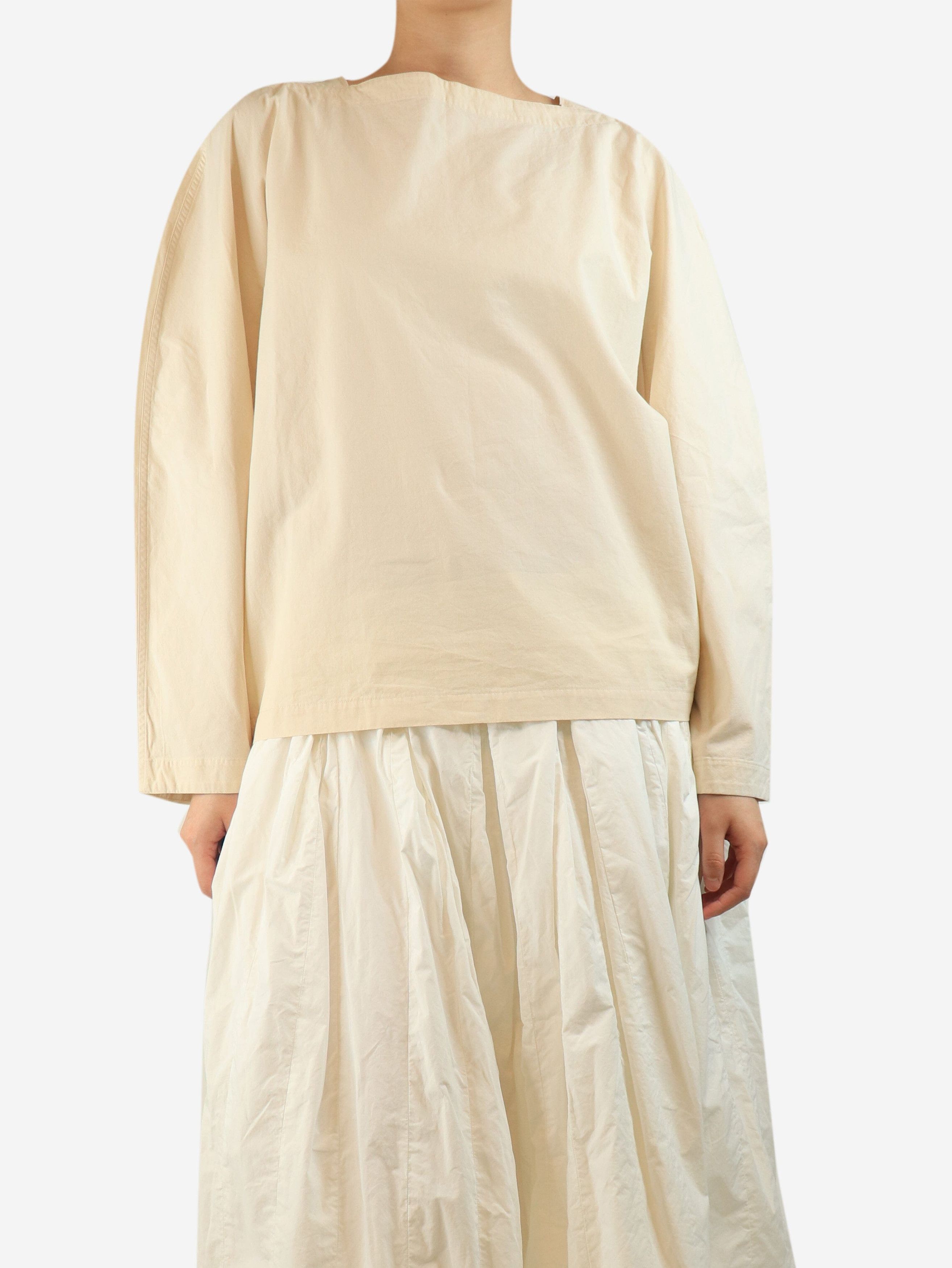 Sonoma Cream cotton top - M Size M / US 6-8 / IT 42-44 - 3 Thumbnail