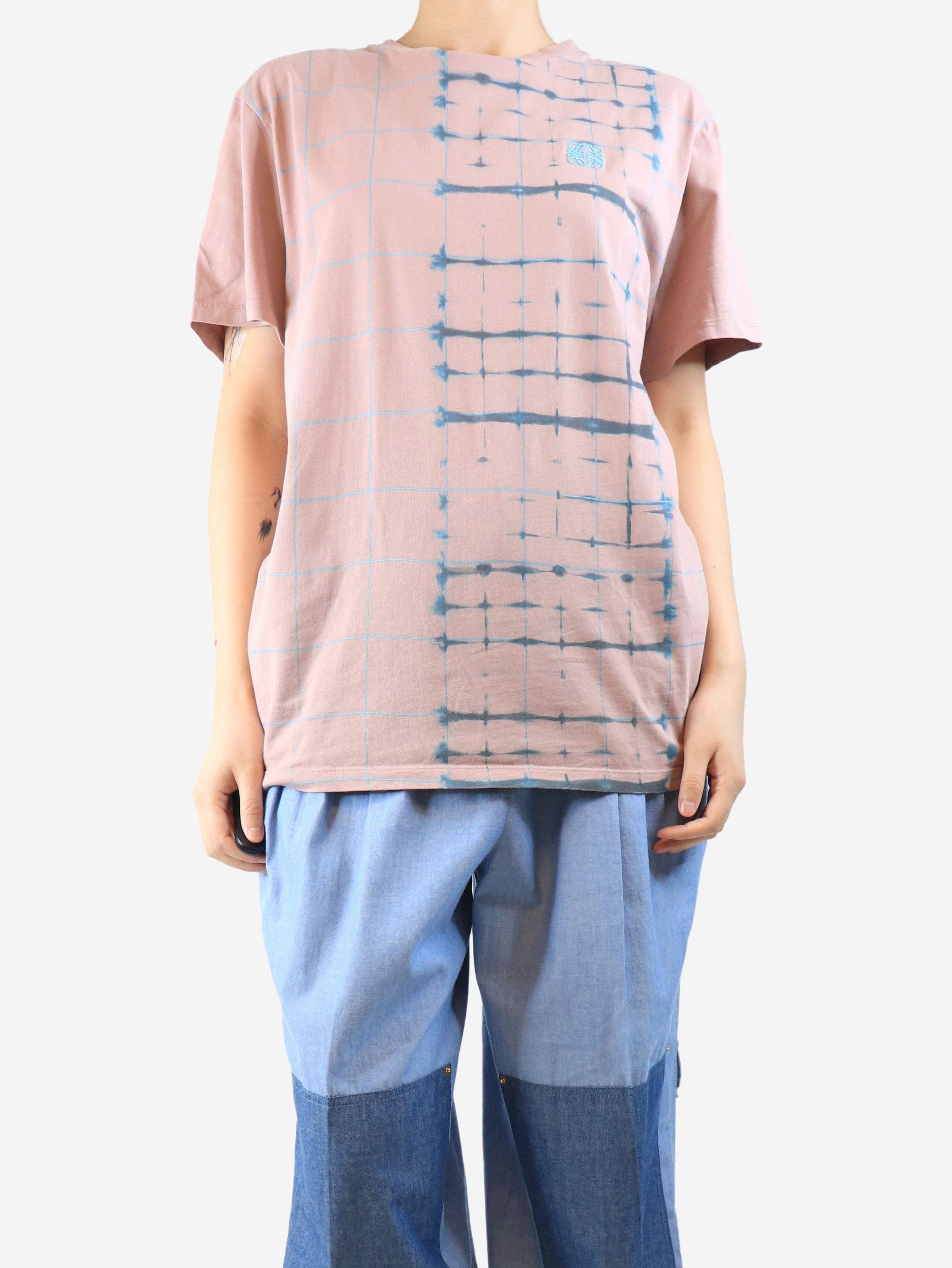 Loewe Dusty pink tie-dye t-shirt - L Size L / US 10 / IT 46 - 3 Thumbnail