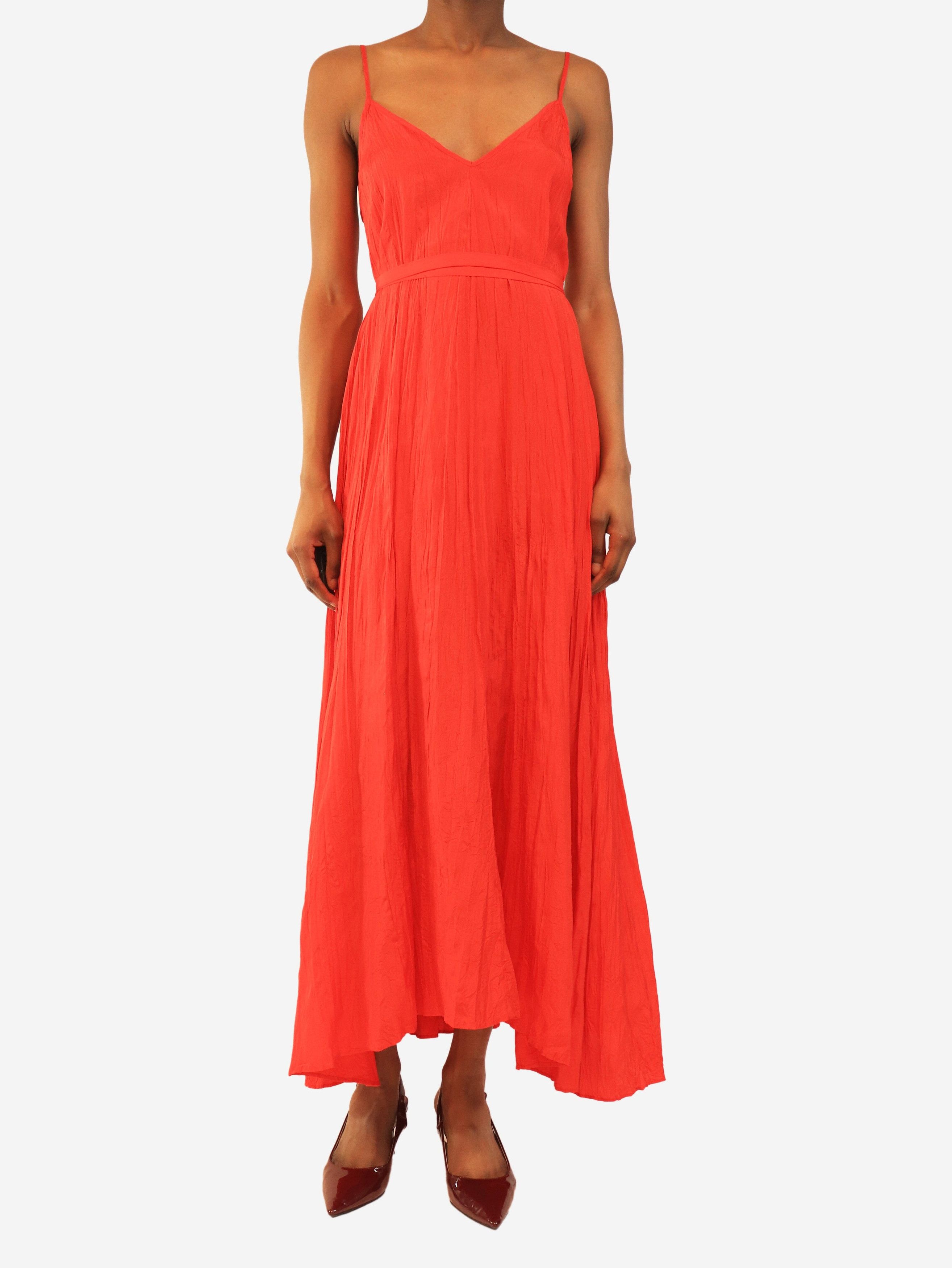 Joseph Red sleeveless silk dress - UK 6 Size XS / US 0-2 / IT 36-38 - 3 Thumbnail