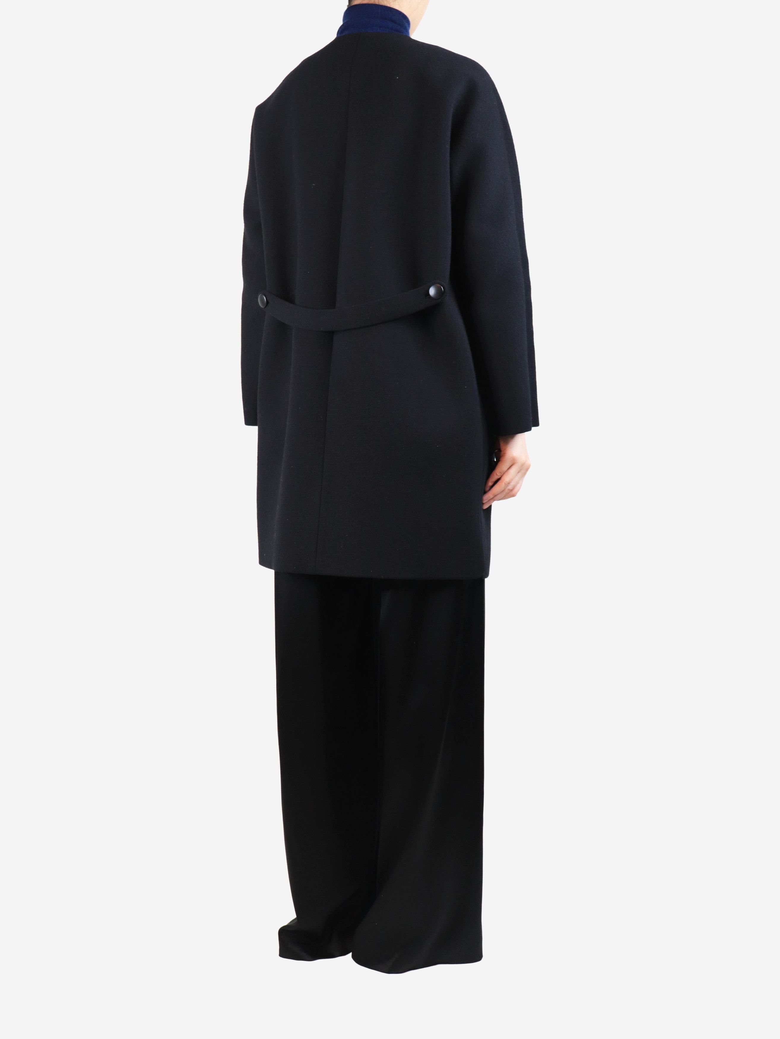 Balenciaga Black wool coat - UK 8 Size S / US 4 / IT 40 - 2 Thumbnail