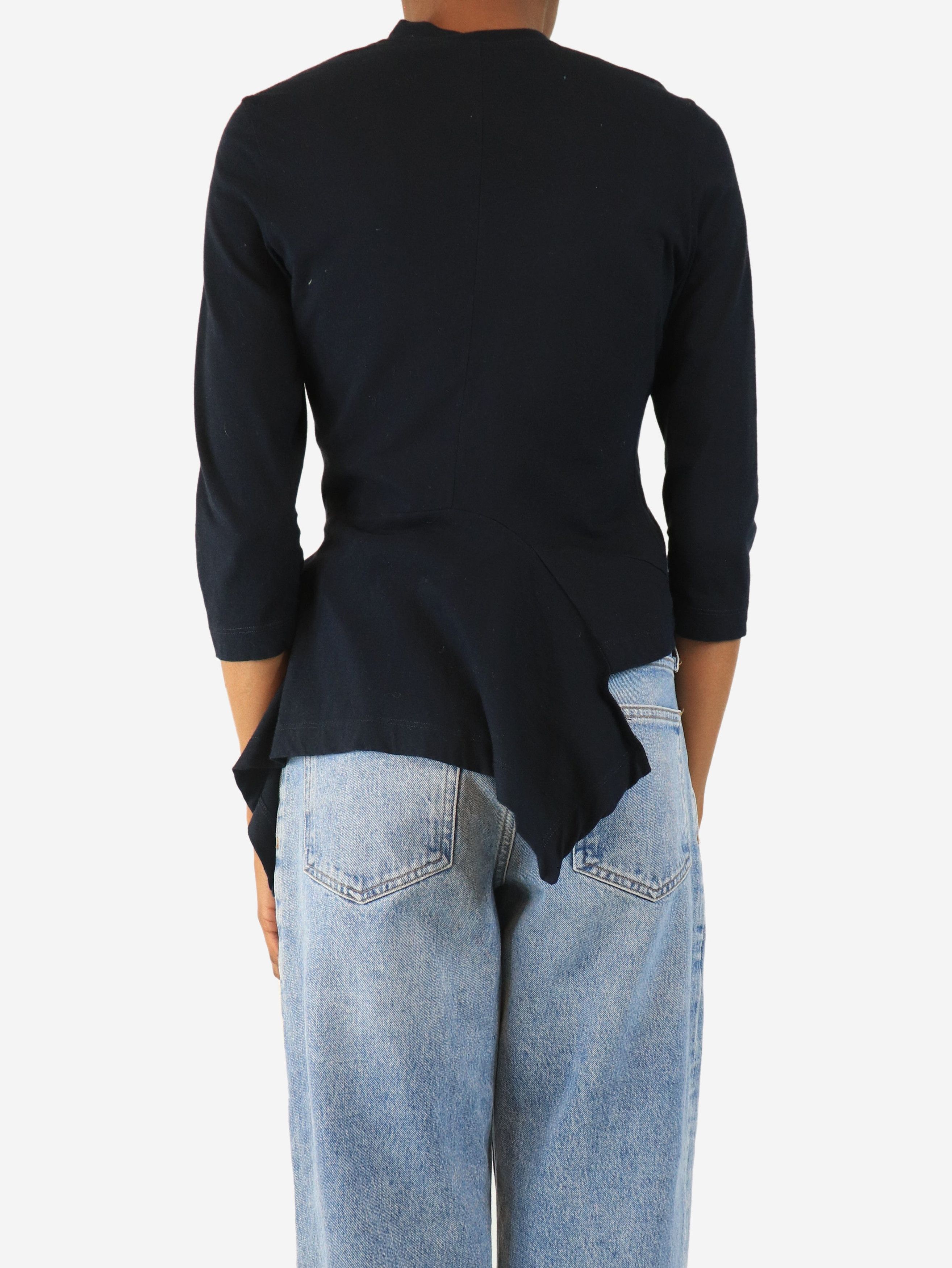 Other Navy asymmetrical button-up top - M Size M / US 6-8 / IT 42-44 - 2 Thumbnail