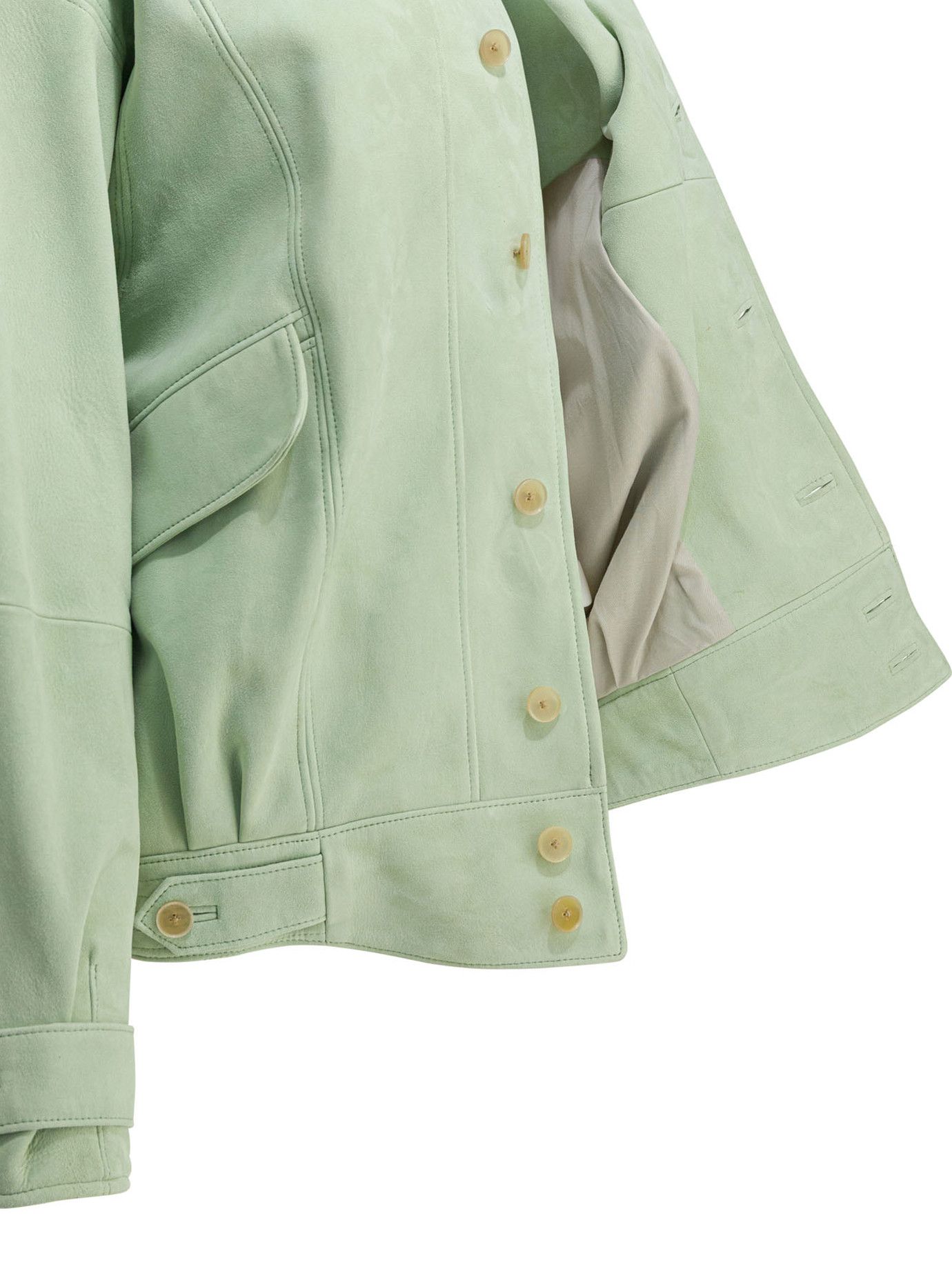 Auralee Auralee Suede Leather Jacket tag size 2 Women - USA Duties Paid Size M / US 6-8 / IT 42-44 - 4 Thumbnail