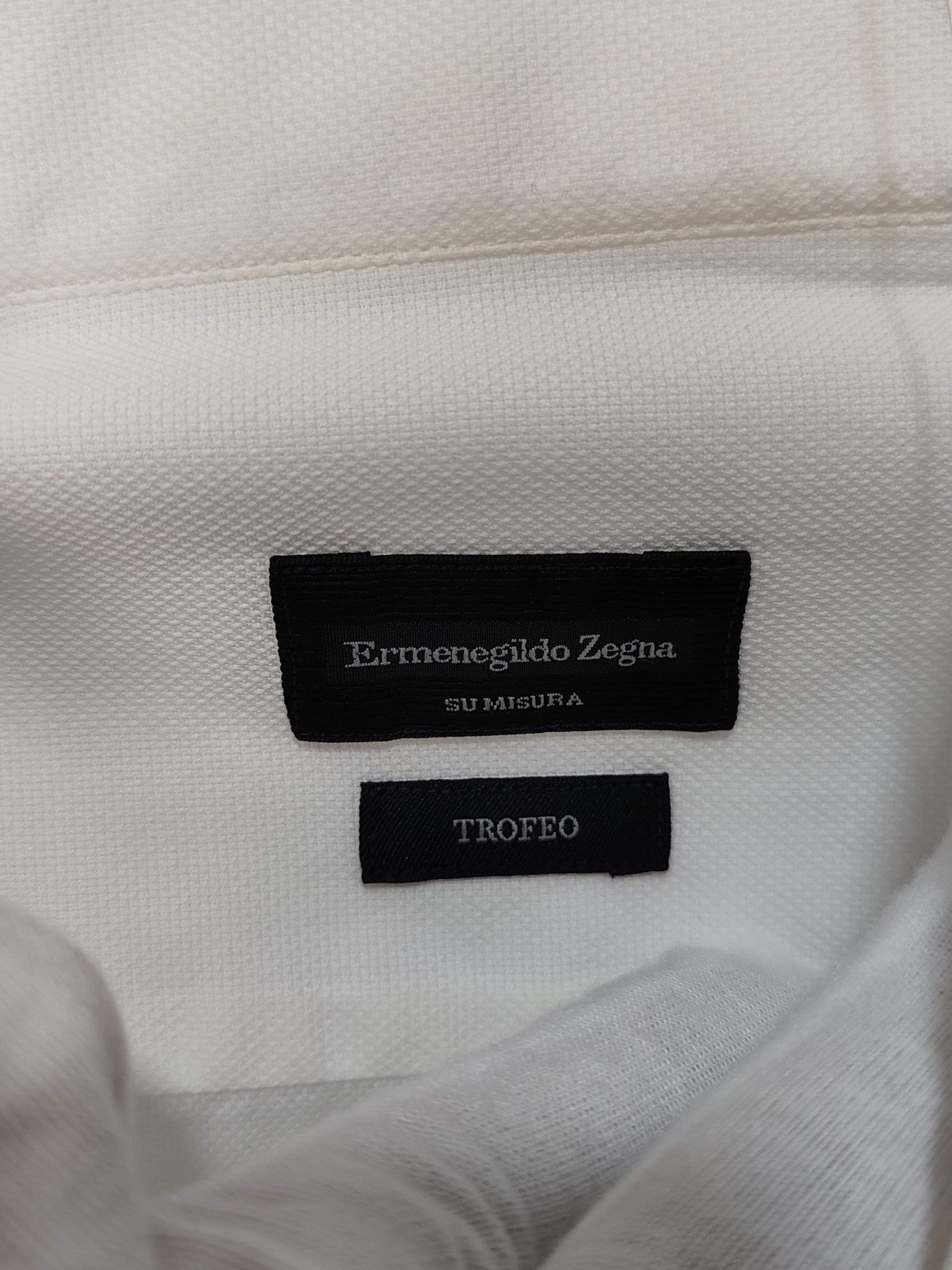 Ermenegildo Zegna Ermenegildo Zegna Trofeo Cotton Button Up Shirt Size M Size US M / EU 48-50 / 2 - 4 Thumbnail